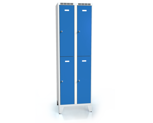  Divided cloakroom locker ALDOP with feet 1920 x 600 x 500